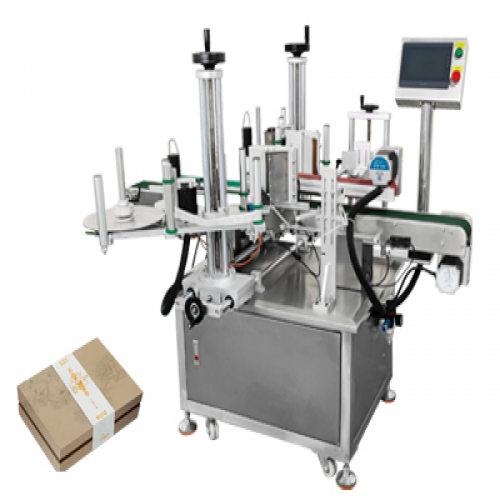 紙盒雙轉角貼標機